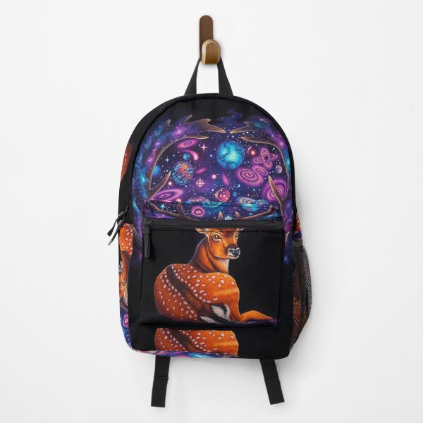 Item preview, Space Deer Spirit Animal | Retro Arcade Carpet Cosmic Art designed and sold by Ruta.
