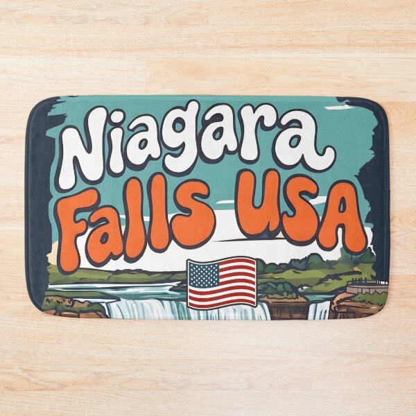 Item preview, Niagara Falls NY USA Cute Waterfall Colorful Landscape  designed and sold by HowToCanadian.