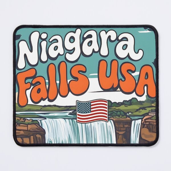 Item preview, Niagara Falls NY USA Cute Waterfall Colorful Landscape  designed and sold by HowToCanadian.