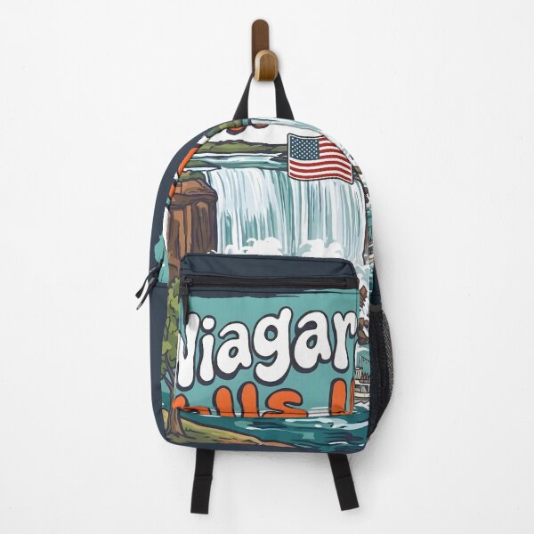 Item preview, Niagara Falls NY USA Cute Waterfall Colorful Landscape  designed and sold by HowToCanadian.