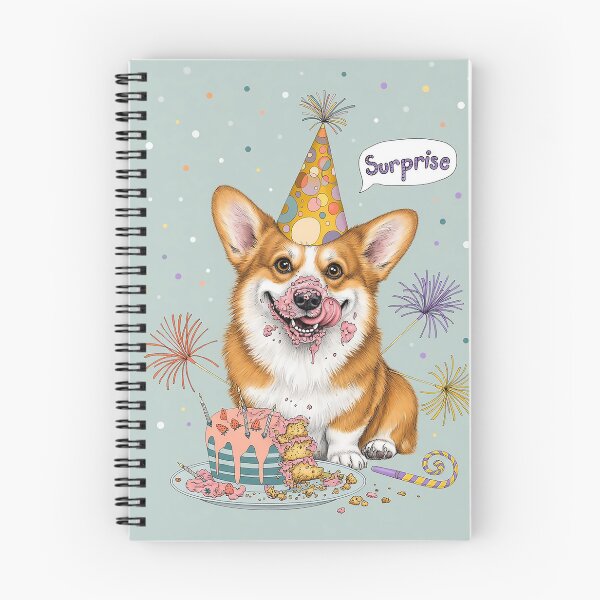 Item preview, Happy Birthday Corgi dog | Cute Retro Arcade Carpet Birthday Card Art designed and sold by Ruta.