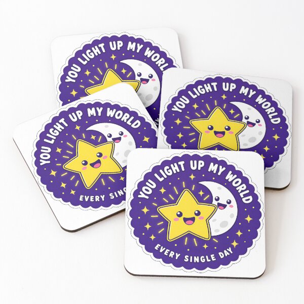 Item preview, You Light Up My World Every Single Day designed and sold by Gwin 9x9 Store.