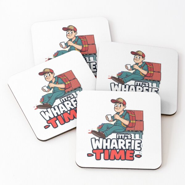Item preview, It's Wharfie Time – Retro Maritime Worker Graphic designed and sold by MystiColo.