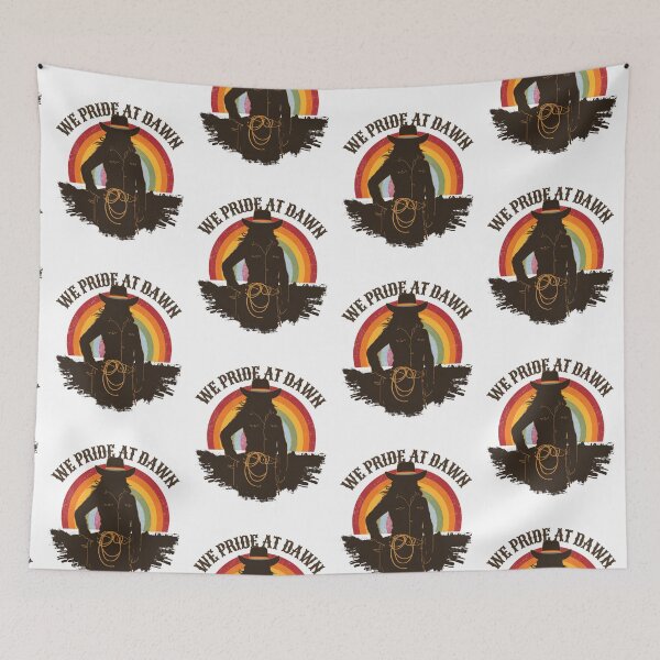 Item preview, We Pride At Dawn - Cowgirl Silhouette LGBTQ designed and sold by Cutie Galore.