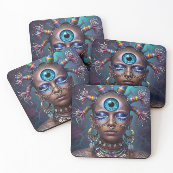 Item preview, Bohemian Tribal Goddess | Mystical Boho Spirit Art designed and sold by Ruta.