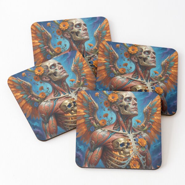 Item preview, Floral Angel Man Anatomical | Surreal Fantasy Art designed and sold by Ruta.