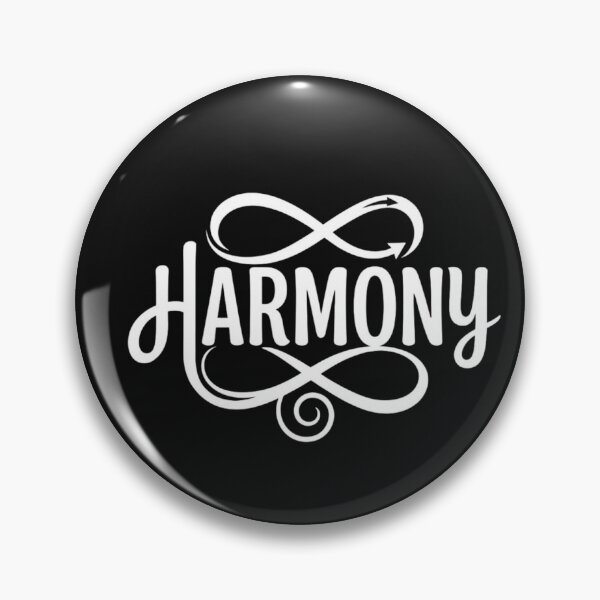 Item preview, Harmony Script Text Infinite Loop Design designed and sold by GiggleInkTees.