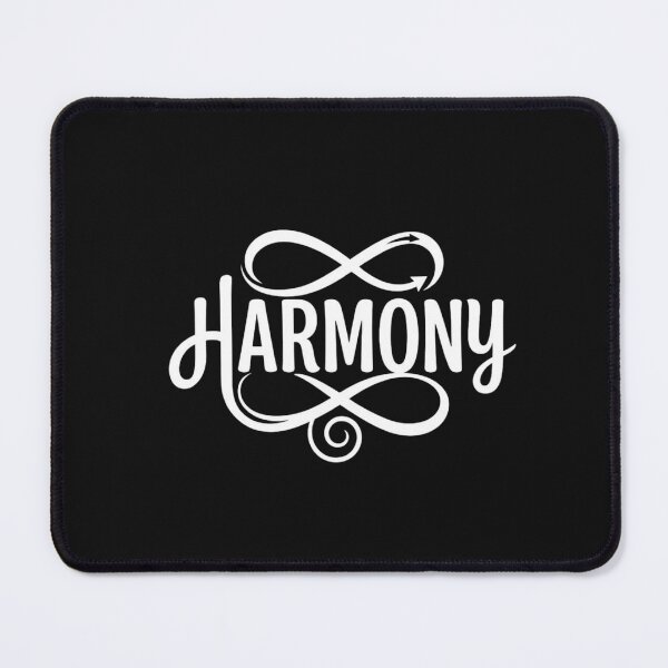 Item preview, Harmony Script Text Infinite Loop Design designed and sold by GiggleInkTees.