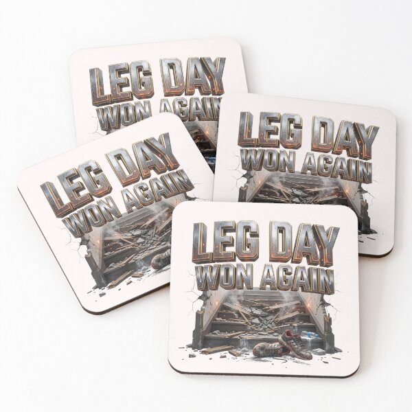 Item preview, Leg Day Won Again Funny Gym Recovery designed and sold by pradeepvisuals.