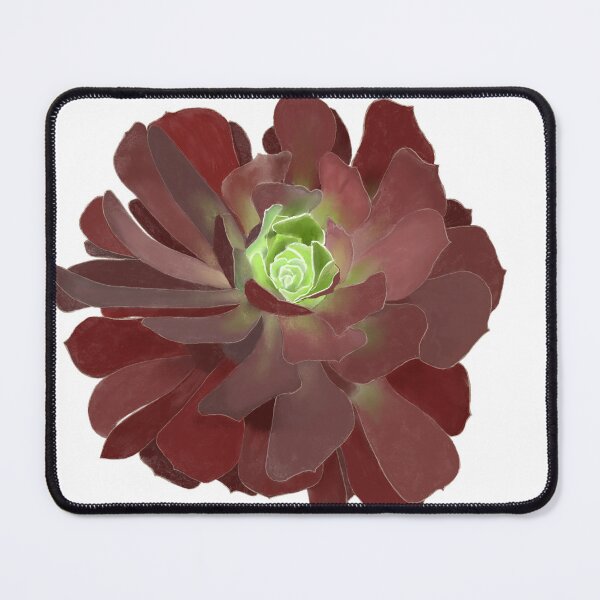 Item preview, Red tree aeonium with glowing center designed and sold by RuthGoring.