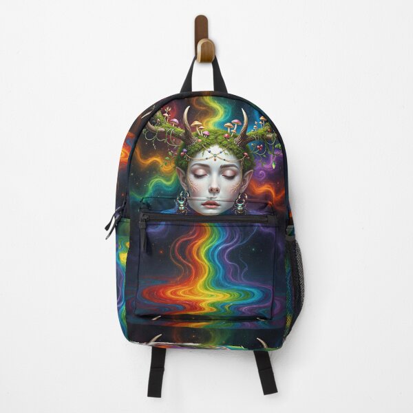 Item preview, Forest Goddess | Retro Arcade Carpet Mystical Nature Art designed and sold by Ruta.
