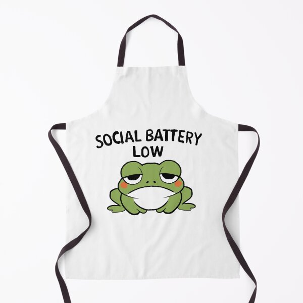 Item preview, Frog with low social battery designed and sold by amitkrsn.