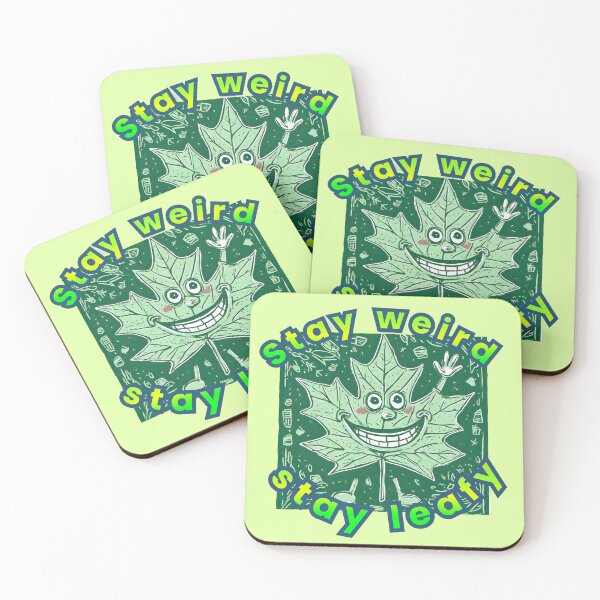 Item preview, Quirky Maple Leaf with Funny Pun Text designed and sold by NatalyArtStudio.