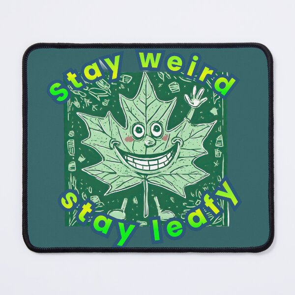Item preview, Quirky Maple Leaf with Funny Pun Text designed and sold by NatalyArtStudio.