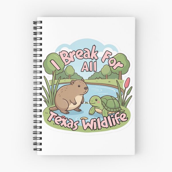 Item preview, I break for ALL Texas wildlife  designed and sold by hillary marek.