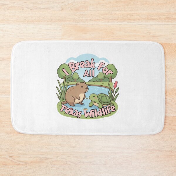Item preview, I break for ALL Texas wildlife  designed and sold by hillary marek.