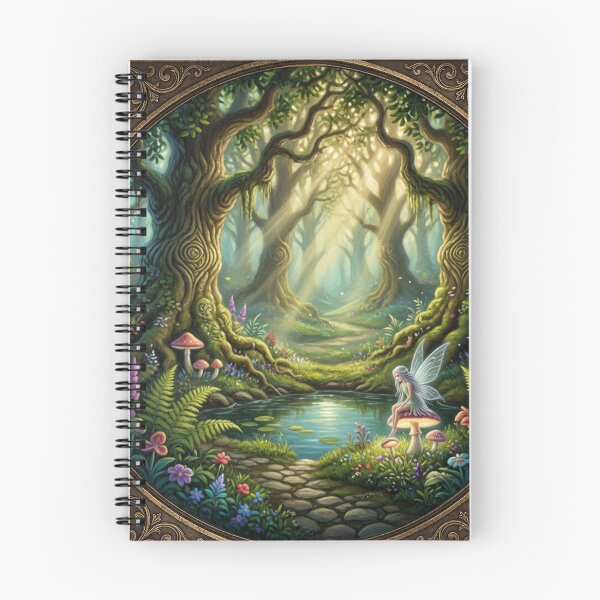 Item preview, Enchanted Forest Landscape | Mystical Fantasy Nature Art designed and sold by Ruta.