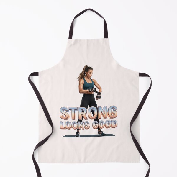 Item preview, Strong Looks Good Women Fitness Motivation designed and sold by pradeepvisuals.
