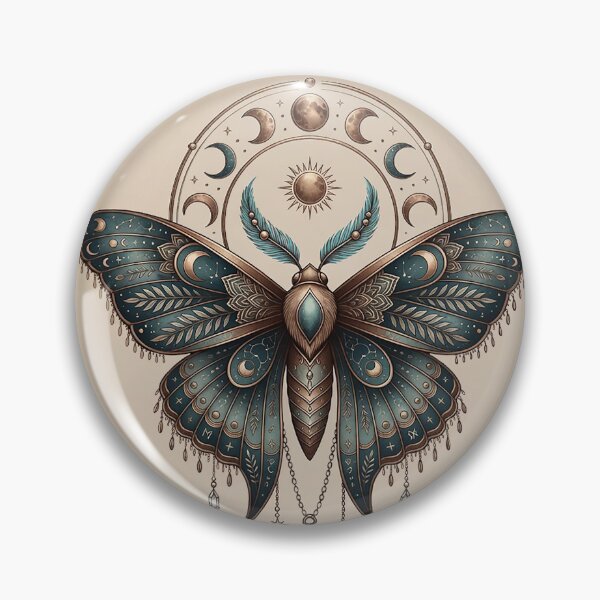Item preview, Tribal Boho Butterfly | Mystical Tattoo Art Spiritual Wings designed and sold by Ruta.