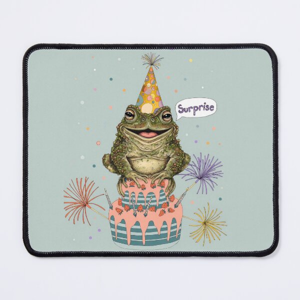 Item preview, Goblincore Tod Birthday | Retro Arcade Carpet Cute Goblin Fantasy Card Art designed and sold by Ruta.