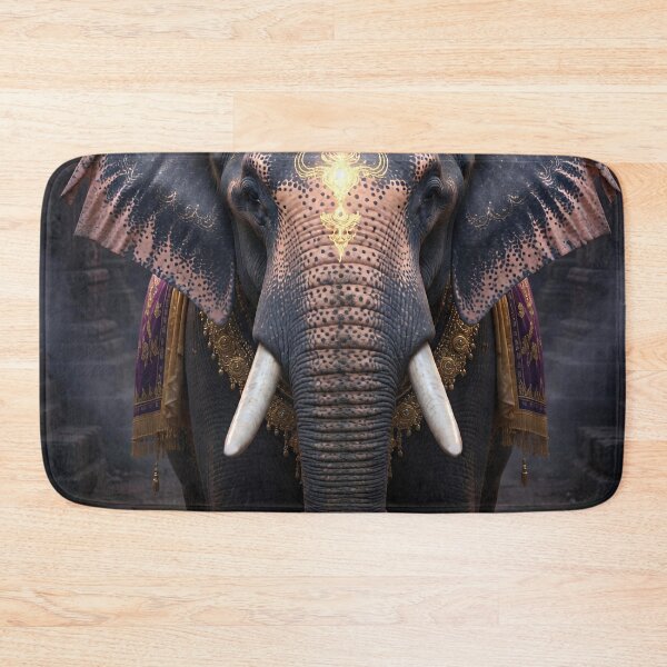 Item preview, Thai Goddess on Elephant | Retro Arcade Carpet Cultural Mythology Art designed and sold by Ruta.