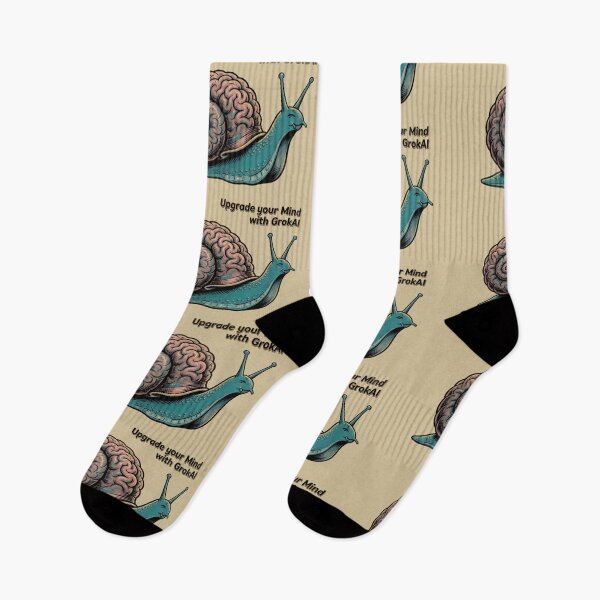 Item preview, Don't Be a Brain Slug | Upgrade Your Mind with Grok AI | Retro Arcade Carpet Humor Art designed and sold by Ruta.