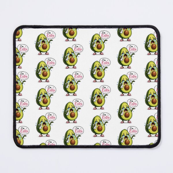 Item preview, Crying Avocado Saying I'm Extra Art designed and sold by PriyankaSonara.
