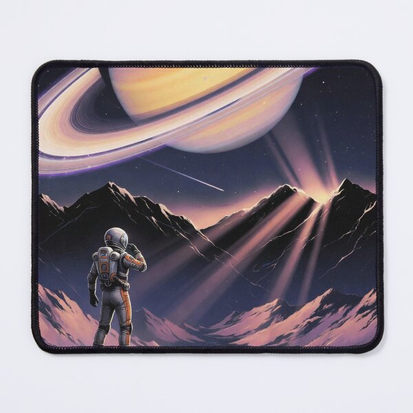 Item preview, Saturn Colony | Retro Arcade Carpet Vintage Sci-Fi Cosmic Art designed and sold by Ruta.