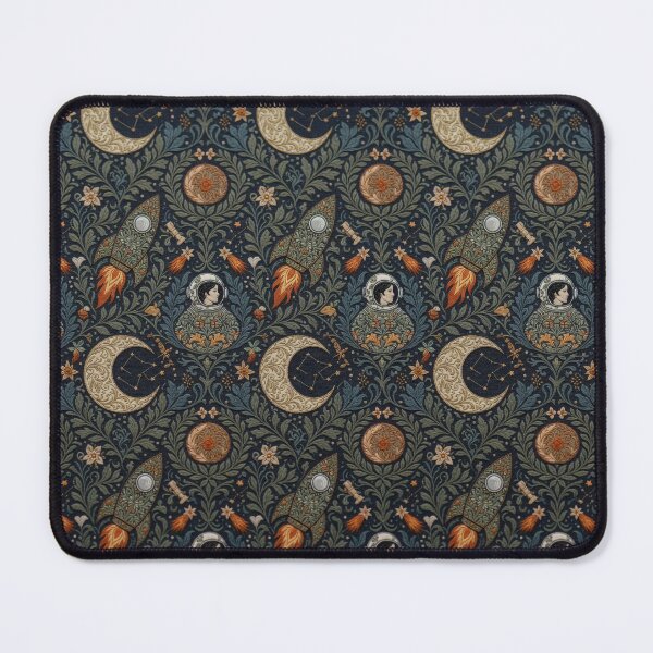 Item preview, Space Retro Embroidery Pattern | Retro Arcade Carpet Cosmic Galaxy Art designed and sold by Ruta.