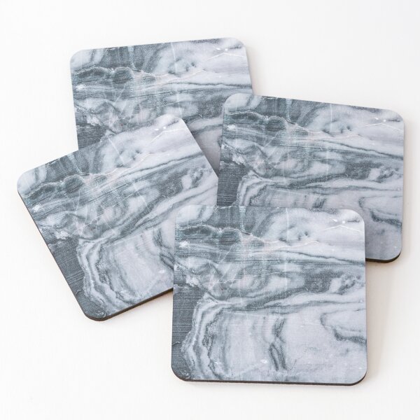 Item preview, Swirling Grey and White Marble Vein Abstract Stone Texture designed and sold by L&L.