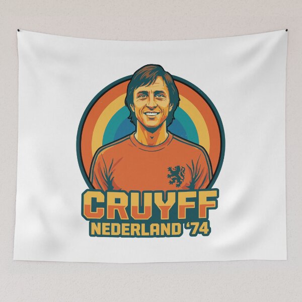 Item preview, Vintage 1980s Johan Cruyff Netherlands designed and sold by PixelCatalyst.