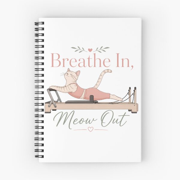 Item preview, Breathe In Meow Out | Cute Reformer Cat Pilates designed and sold by Sursatt.