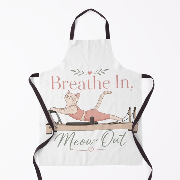 Item preview, Breathe In Meow Out | Cute Reformer Cat Pilates designed and sold by Sursatt.