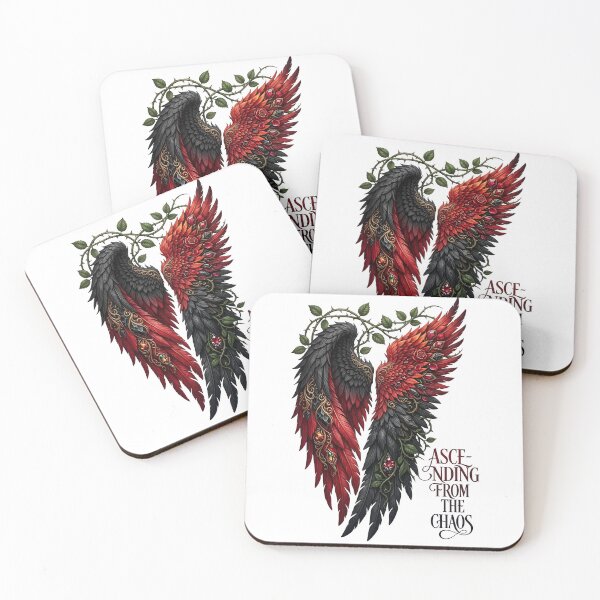 Item preview, Ascending From The Chaos Wings Roses Art designed and sold by Sovereign Supply Co..