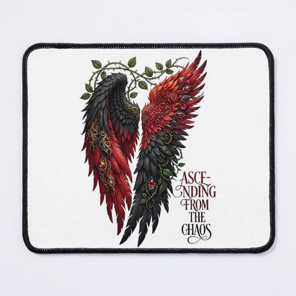 Item preview, Ascending From The Chaos Wings Roses Art designed and sold by Sovereign Supply Co..