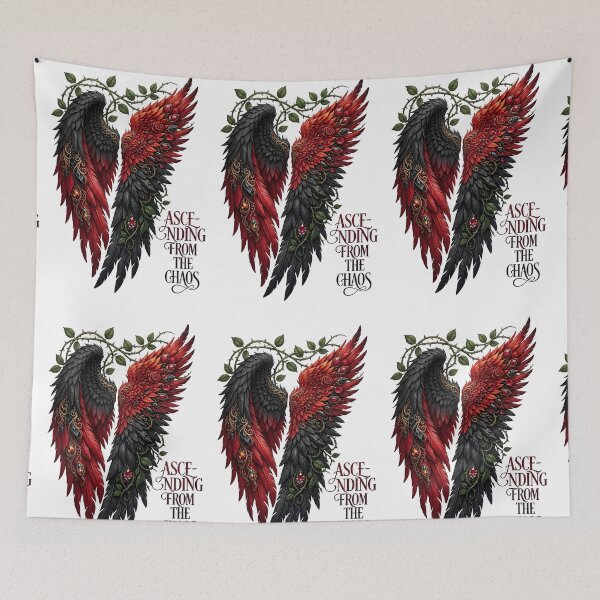 Item preview, Ascending From The Chaos Wings Roses Art designed and sold by Sovereign Supply Co..