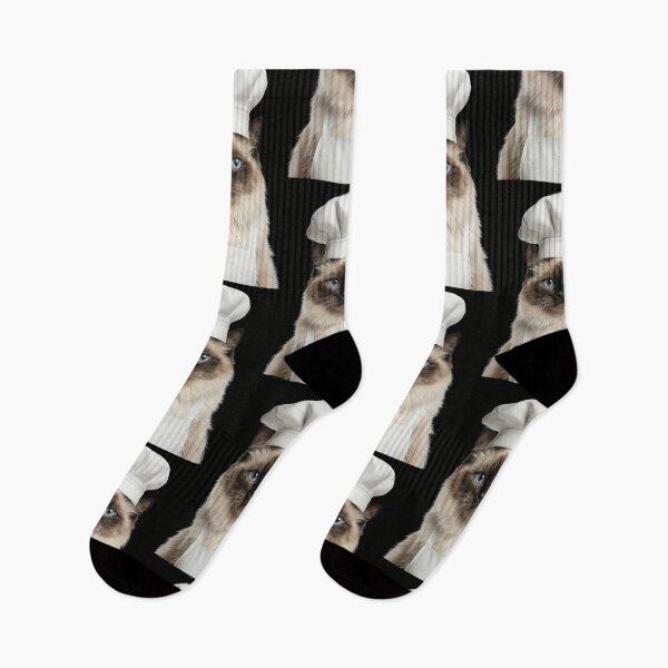 Item preview, Funny Balinese Cat Chef Realistic Animal Cooking Humor Art designed and sold by LazyOwlStore.