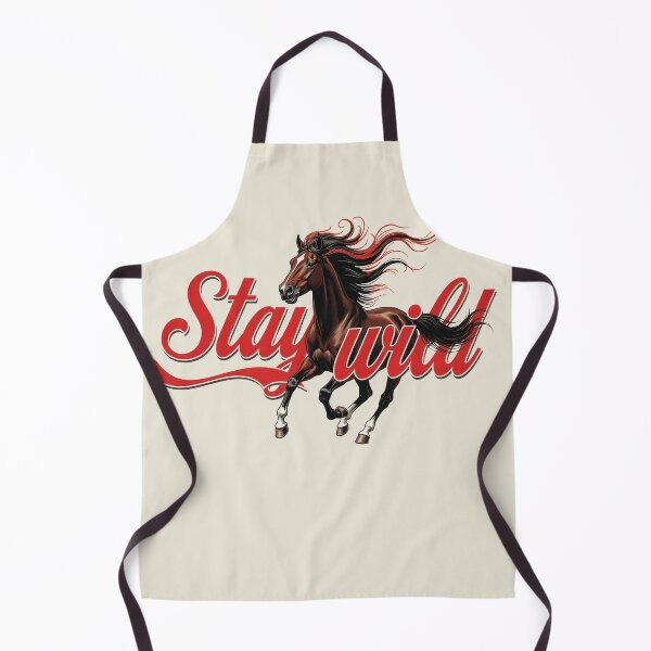 Artikelvorschau, Stay Wild Horse Retro Vintage Western Motivationskunst entworfen und verkauft von Ruta.