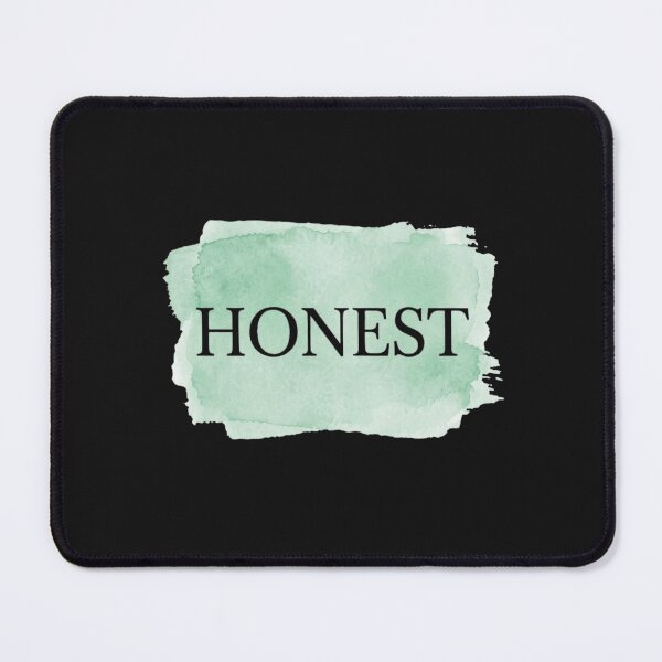 Item preview, Honest Black Text Mint Green Watercolor designed and sold by GiggleInkTees.