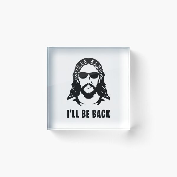 Item preview, I’ll Be Back Retro Portrait designed and sold by Jaxondeffell.