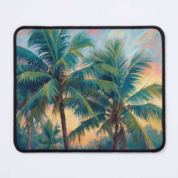 Item preview, Teal Palms Impressionism  designed and sold by SeaStarAlex.