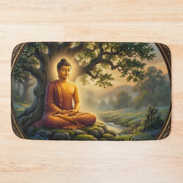 Item preview, Buddha Meditation | Spiritual Zen Enlightenment Art designed and sold by Ruta.