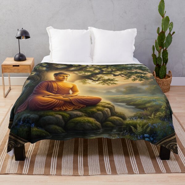Item preview, Buddha Meditation | Spiritual Zen Enlightenment Art designed and sold by Ruta.