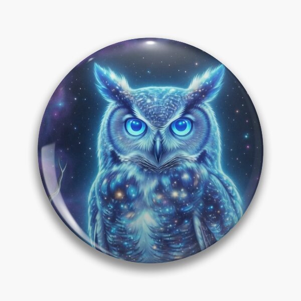 Item preview, Owl Spirit Animal | Mystic Wisdom Bird Art designed and sold by Ruta.