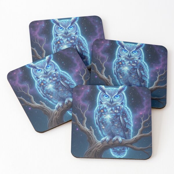 Item preview, Owl Spirit Animal | Mystic Wisdom Bird Art designed and sold by Ruta.