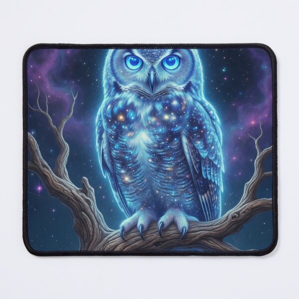 Item preview, Owl Spirit Animal | Mystic Wisdom Bird Art designed and sold by Ruta.