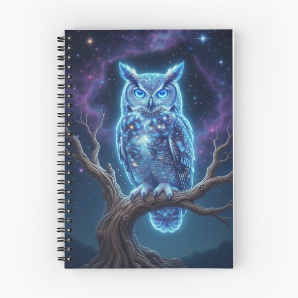 Item preview, Owl Spirit Animal | Mystic Wisdom Bird Art designed and sold by Ruta.