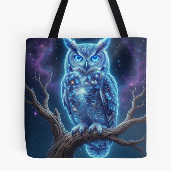 Item preview, Owl Spirit Animal | Mystic Wisdom Bird Art designed and sold by Ruta.
