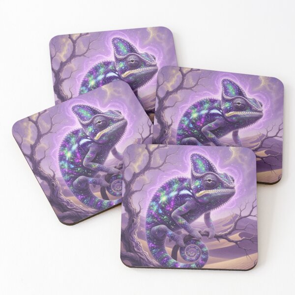 Item preview, Chameleon Spirit Animal |  Colorful Surreal Reptile Art designed and sold by Ruta.