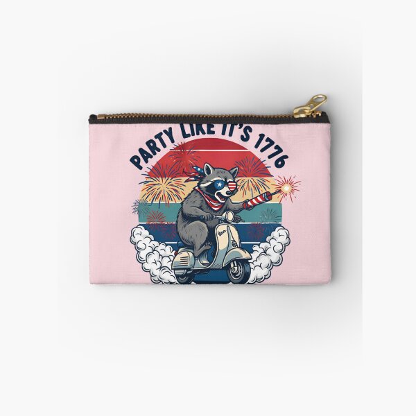 Item preview, Party Like It's 1776 Raccoon Shirt – Funny Patriotic Independence Day T-shirt designed and sold by ZyxDes.